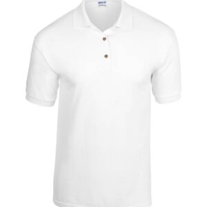 L Weiß - Gildan Dry Blend Polo – Bild 1